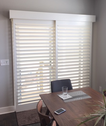 Sliding Glass Door Shutters In Houston Sunburst Shutters Houston Tx